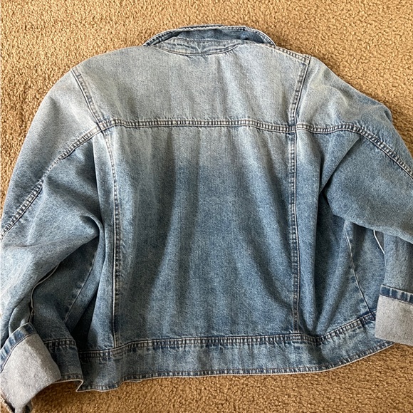 Free People Blue Jean Jacket - Picture 3 of 10